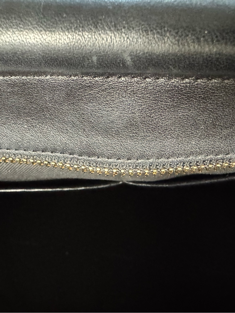 Coach Black Leather Satchel with Gold Hardware and Detachable Strap - Picture 15 of 16